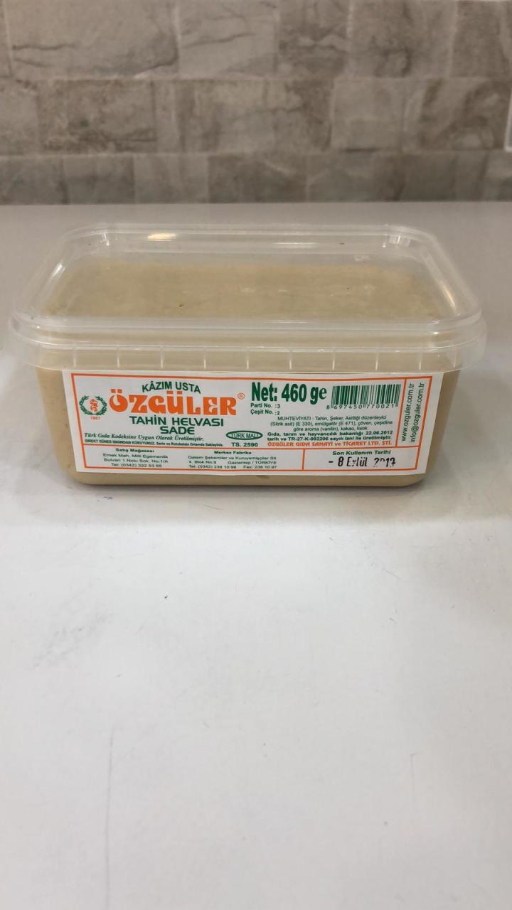 SADE TAHİN HELVASI (500.GR)